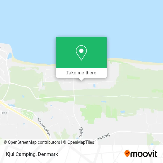 Kjul Camping map