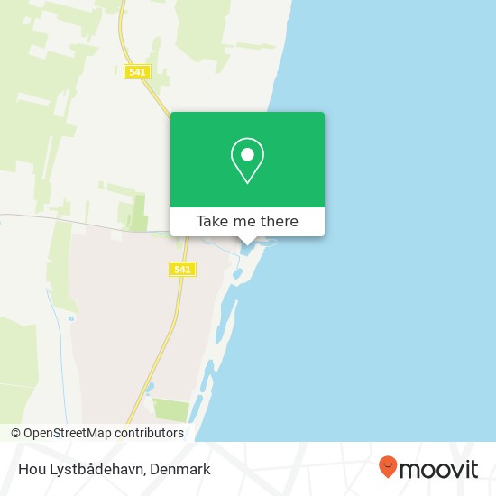Hou Lystbådehavn map