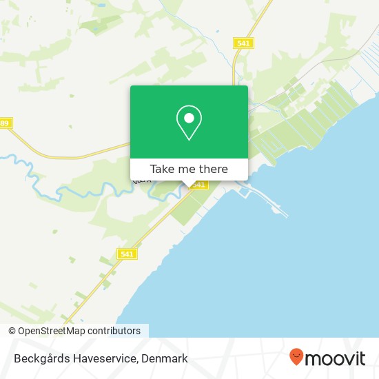 Beckgårds Haveservice map