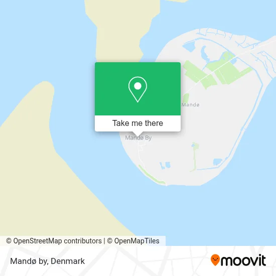 Mandø map