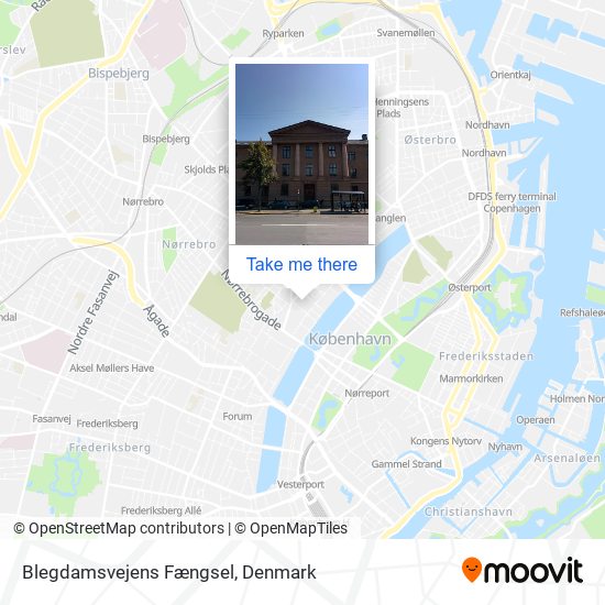Blegdamsvejens Fængsel map