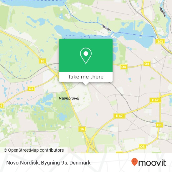 Novo Nordisk, Bygning 9s map