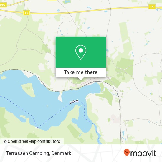 Terrassen Camping map