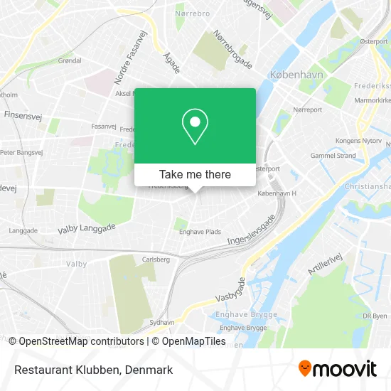 Restaurant Klubben map