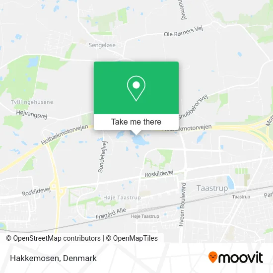 Hakkemosen map