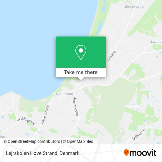 Lejrskolen Høve Strand map