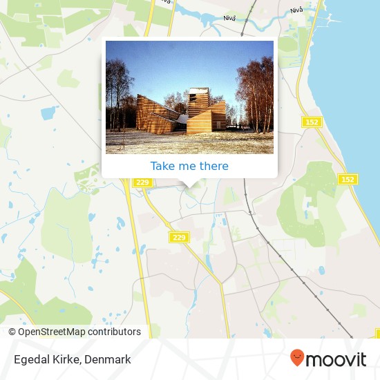 Egedal Kirke map