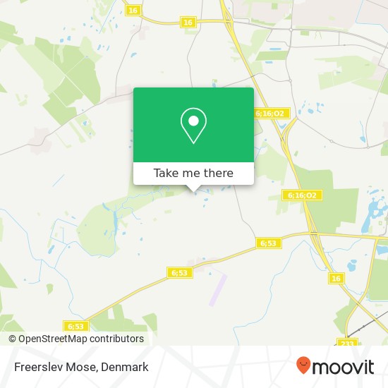 Freerslev Mose map
