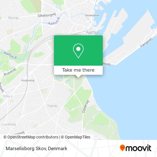 Marselisborg Skov map