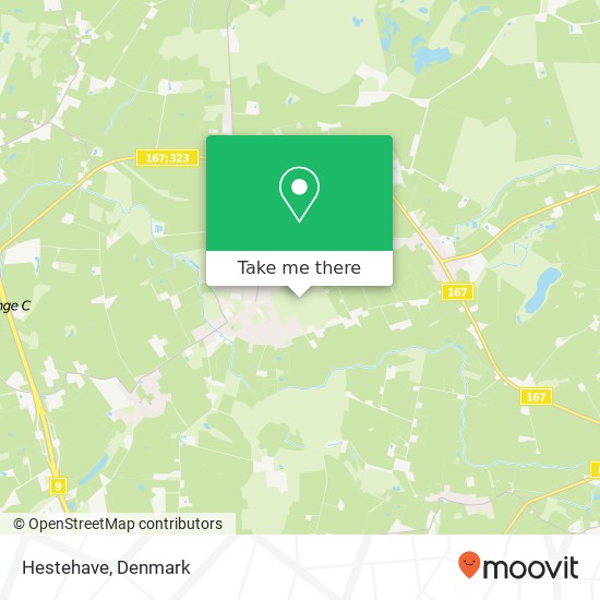 Hestehave map
