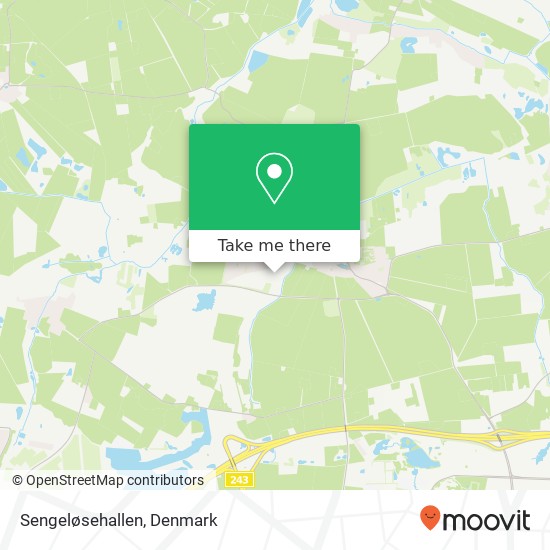 Sengeløsehallen map