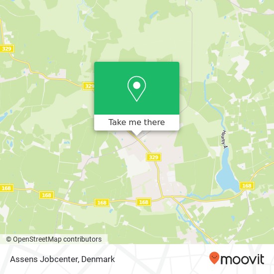 Assens Jobcenter map