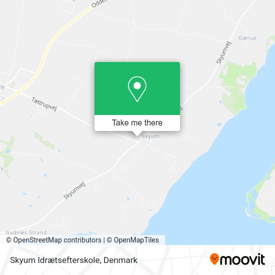 Skyum Idrætsefterskole map