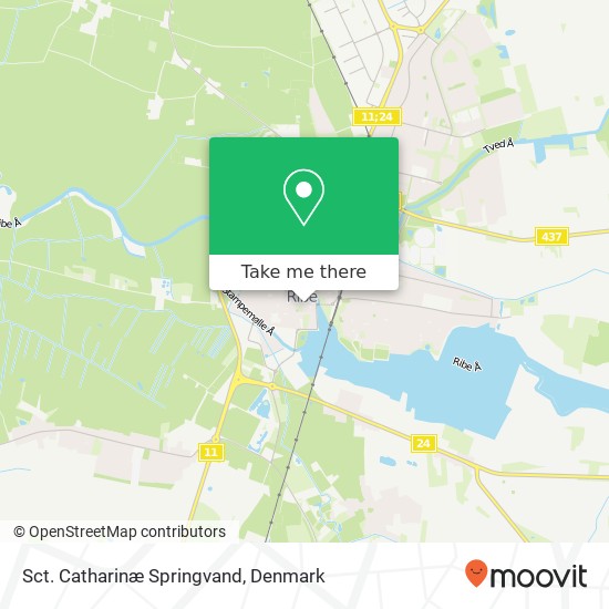 Sct. Catharinæ Springvand map