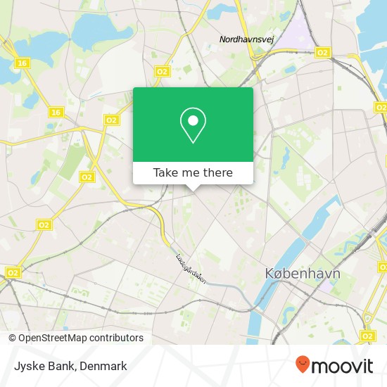 Jyske Bank map