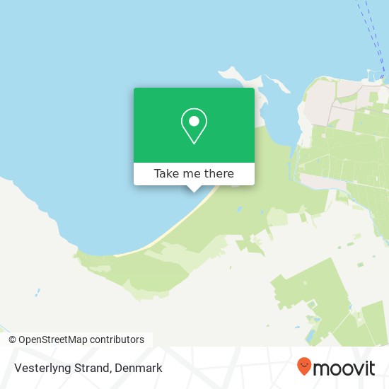 Vesterlyng Strand map