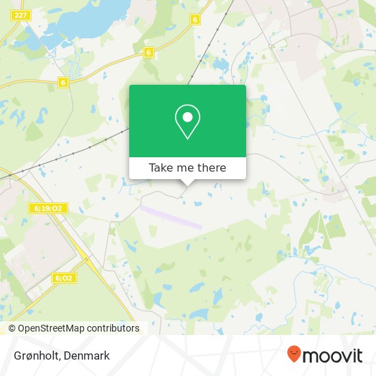 Grønholt map