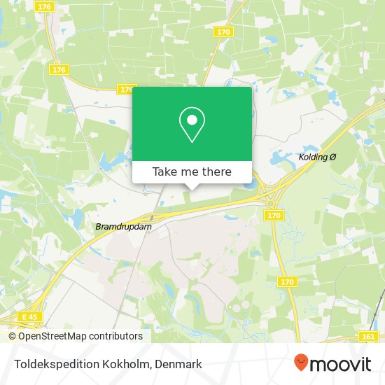 Toldekspedition Kokholm map