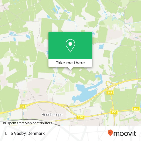 Lille Vasby map