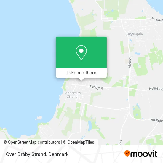 Over Dråby Strand map
