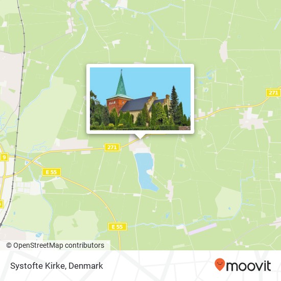 Systofte Kirke map