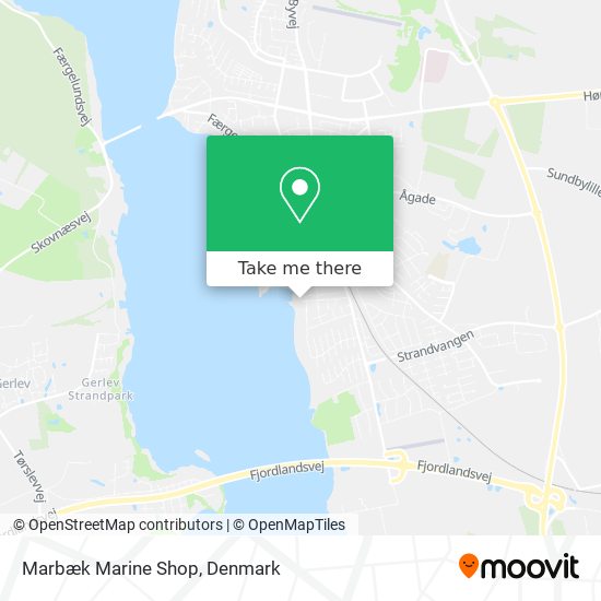 Marbæk Marine Shop map