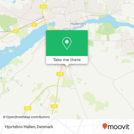 Hjortebro Hallen map