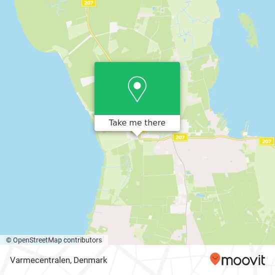 Varmecentralen map