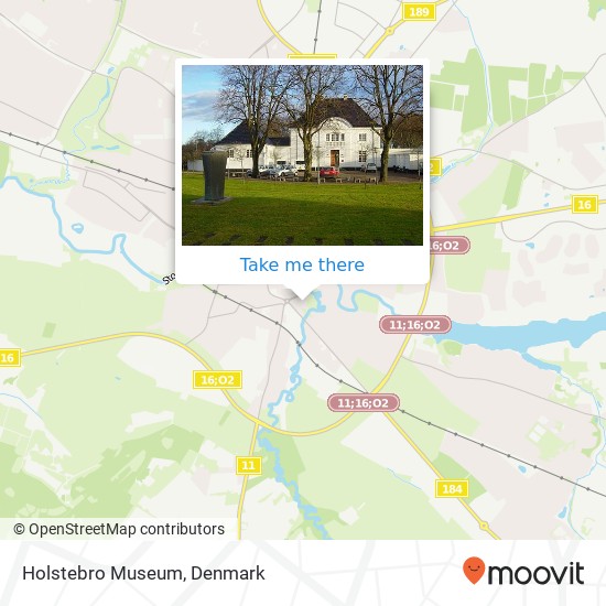 Holstebro Museum map