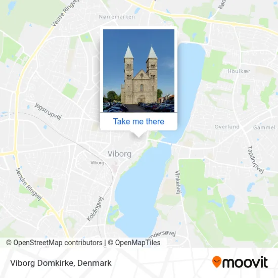 Viborg Domkirke map