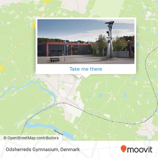 Odsherreds Gymnasium map