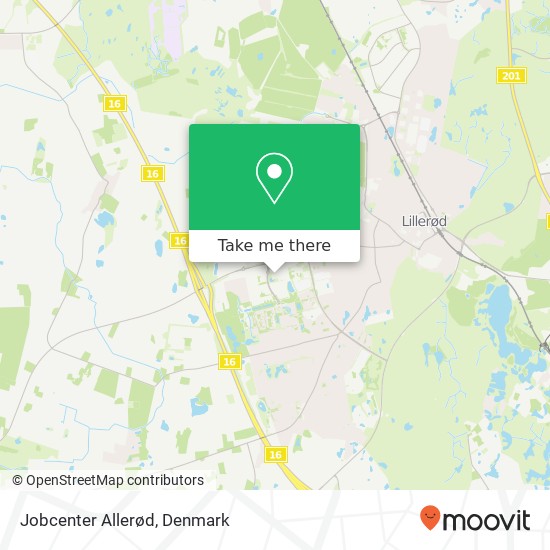 Jobcenter Allerød map
