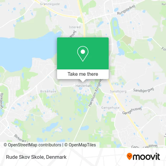 Rude Skov Skole map