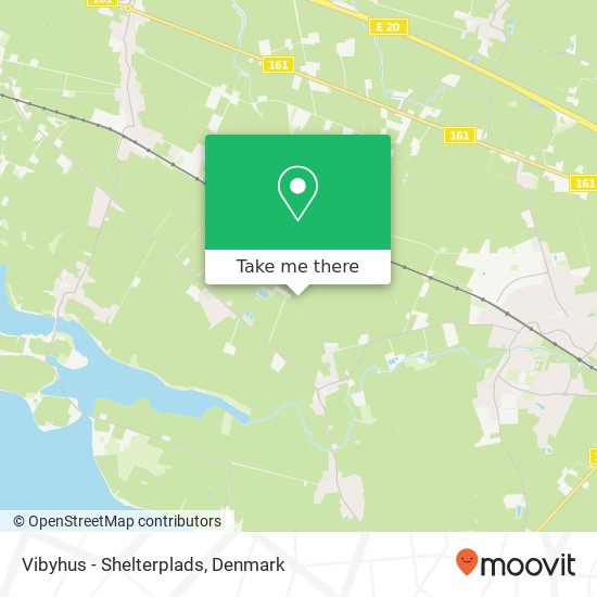 Vibyhus - Shelterplads map