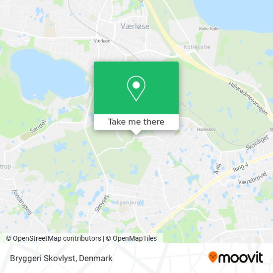 Bryggeri Skovlyst map