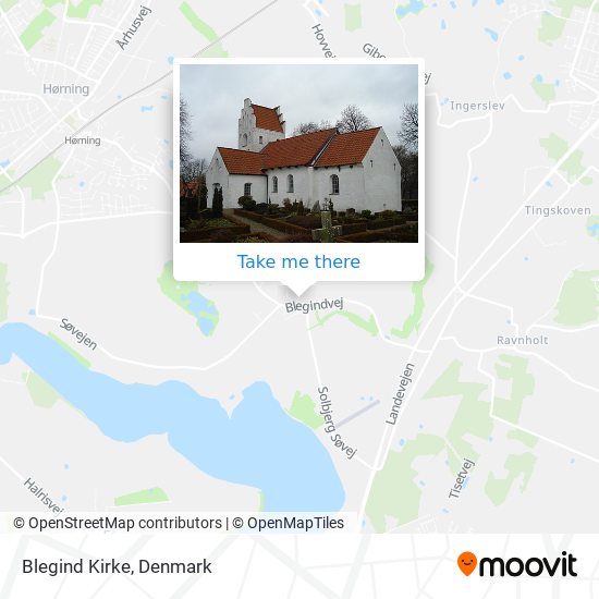 Blegind Kirke map