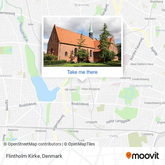 Flintholm Kirke map