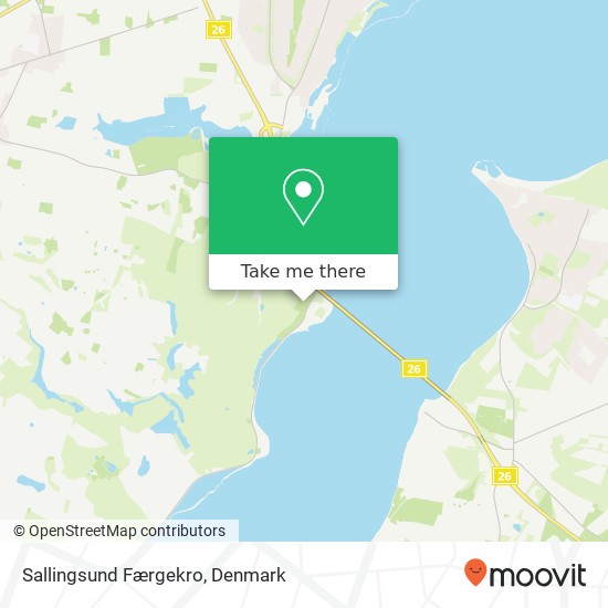 Sallingsund Færgekro map