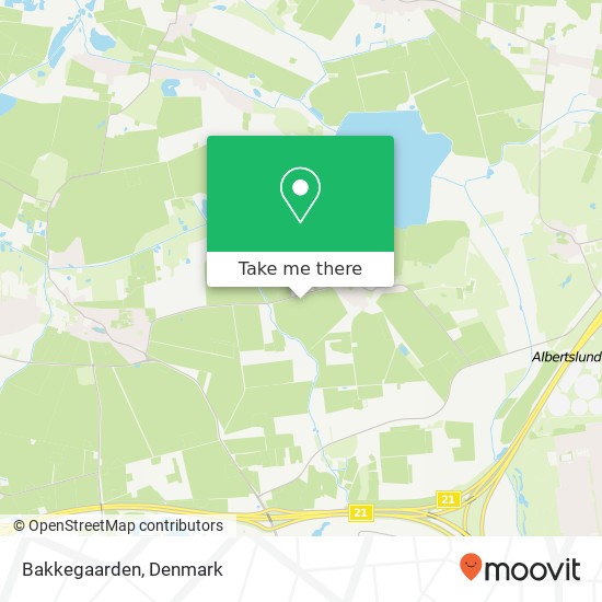 Bakkegaarden map