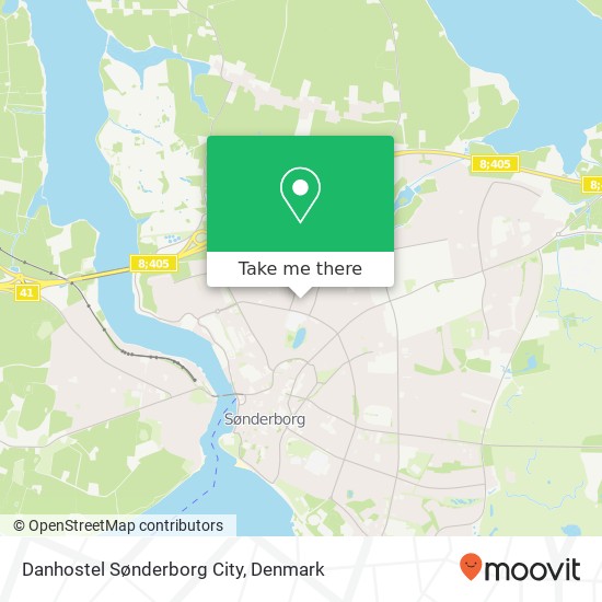 Danhostel Sønderborg City map