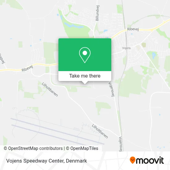 Vojens Speedway Center map