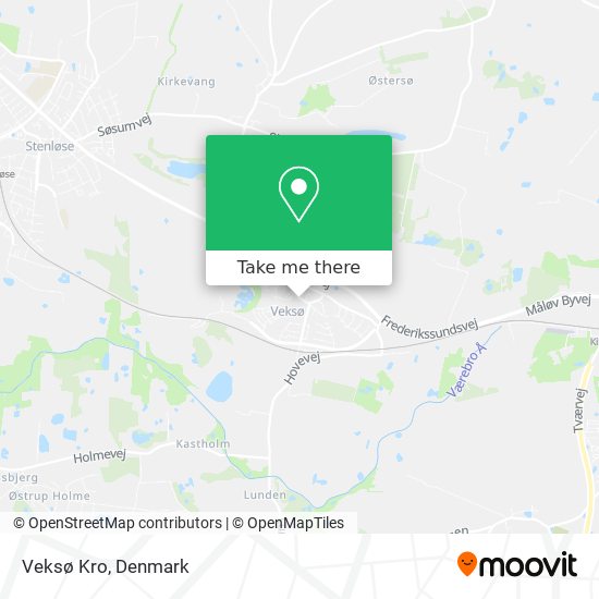 Veksø Kro map