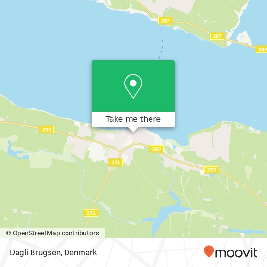 Dagli Brugsen map