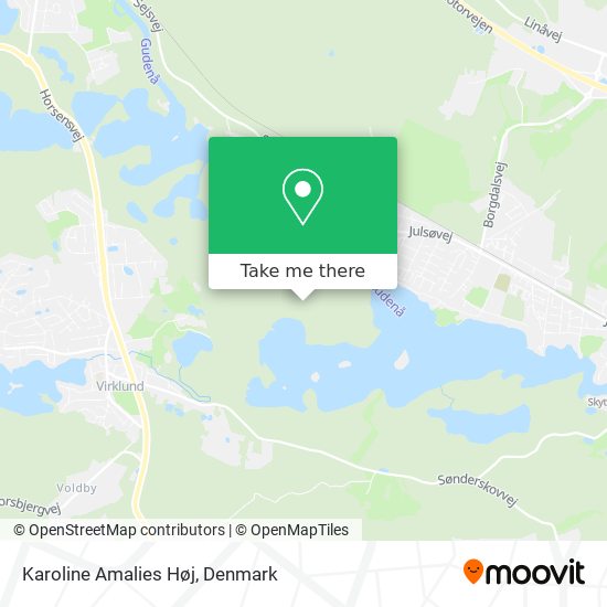 Karoline Amalies Høj map