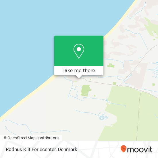 Rødhus Klit Feriecenter map