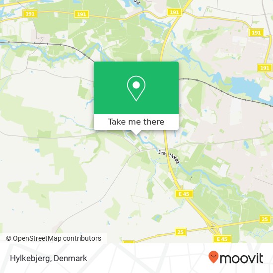 Hylkebjerg map