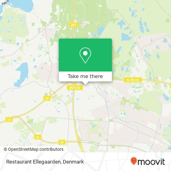 Restaurant Ellegaarden map