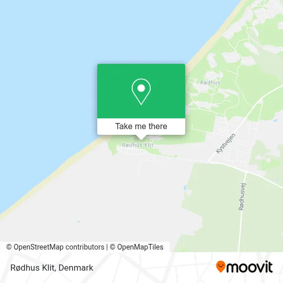Rødhus Klit map