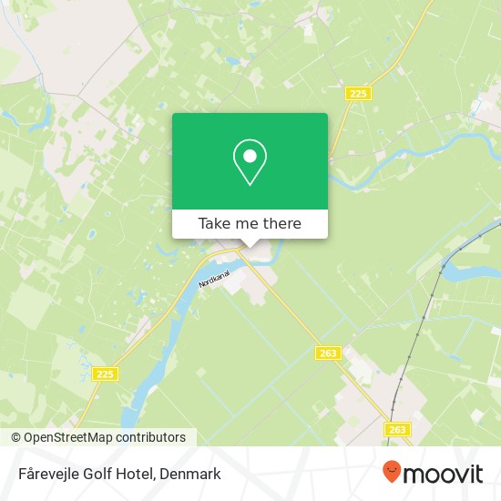 Fårevejle Golf Hotel map