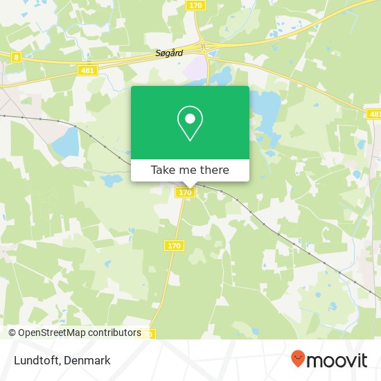 Lundtoft map